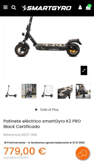 Patinete Eléctrico SmartGyro K2 Pro