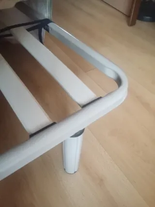 Dormitorio completo 2 camas forja y madera