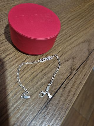 Pulsera Tous Plata LOVE