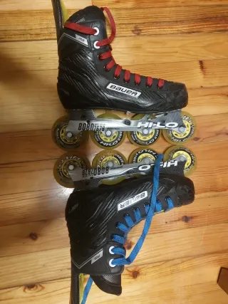 Patines Hockey Bauer Negro/Rojo