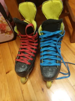 Patines Hockey Bauer Negro/Rojo
