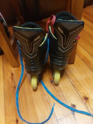 Patines Hockey Bauer Negro/Rojo