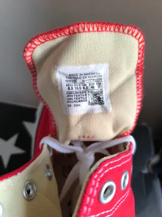 Converse All Star Rojas Talla 42