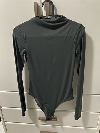 Body verde manga larga Pull&Bear
