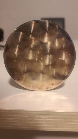 Brocca placcata in  argento fatta a mano