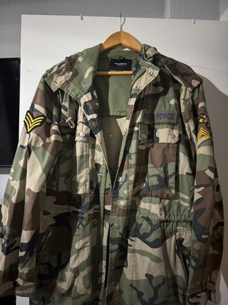 Cazadora Militar Camuflaje Hombre
