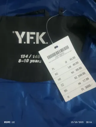 Gilet Y.F.K. 134-140 cm (8-10 anni)