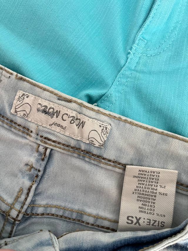 Pack 4 Vaqueros Pastel Talla XS-XXS