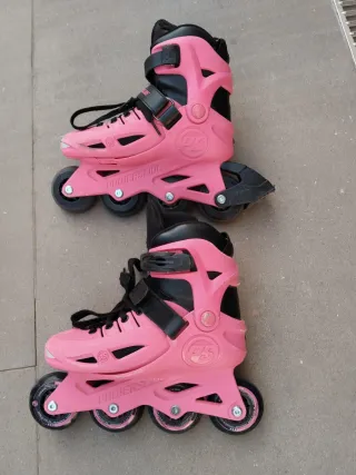 Patines Powerslide Chica Talla 33-36 Rosa