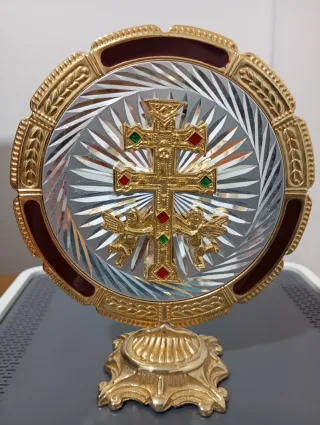 Cruz de Caravaca Dorada y Plateada