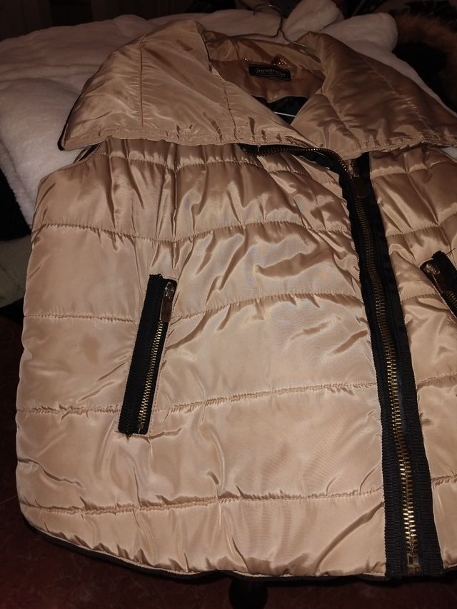 Chaleco Stradivarius Beige Talla L