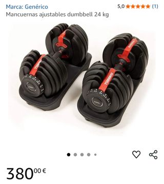 Mancuernas ajustables 2.5 a 24 KG