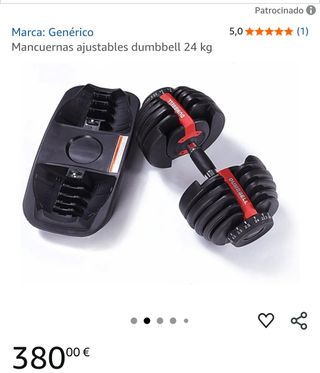 Mancuernas ajustables 2.5 a 24 KG