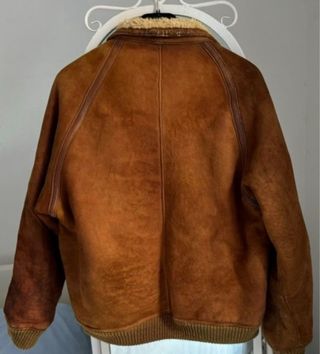 Chaqueta Burberry Piel y Borreguito Hombre Talla M