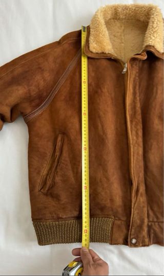 Chaqueta Burberry Piel y Borreguito Hombre Talla M