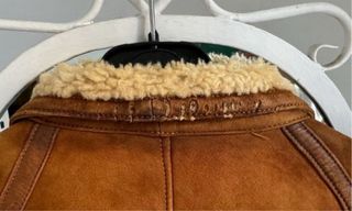 Chaqueta Burberry Piel y Borreguito Hombre Talla M