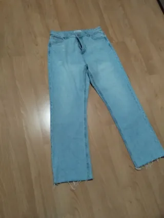 Pantalón ancho vaquero