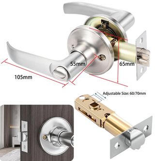 Manilla de puerta izq-dr, con llave y bloqueo