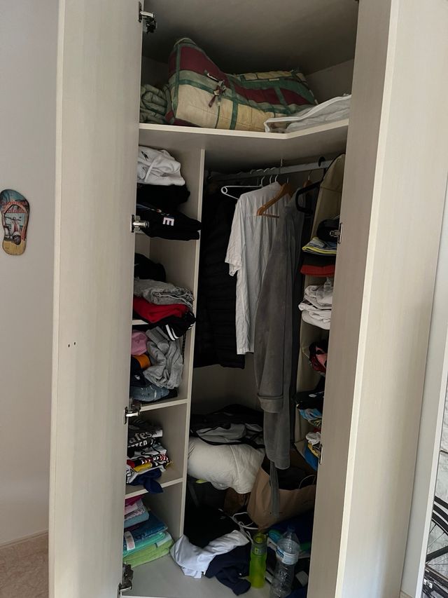 Armario esquinero madera juvenil