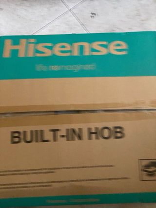 Encimera de gas Hisense 3 fuegos a estrenar.
