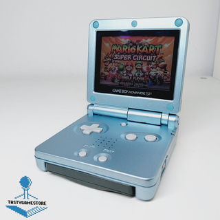 Nintendo Gameboy Advance SP Azzurro Restaurato 