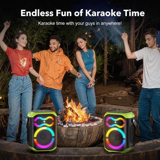 Altavoz Bluetooth RGB 80W Portátil NUEVO
