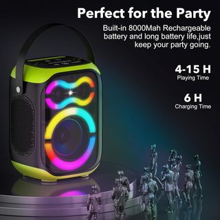 Altavoz Bluetooth RGB 80W Portátil NUEVO