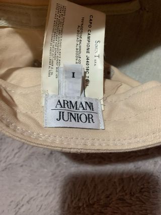 Gorra Armani niño beige/multicolor
