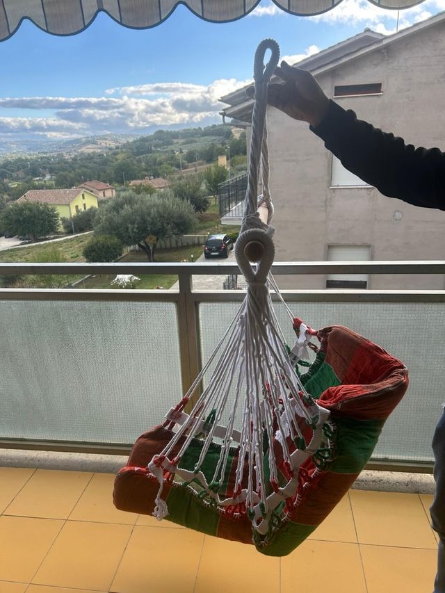 Sedia pensile brasiliana cotone