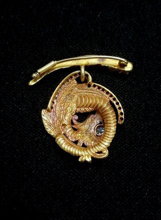 Colgante Dragón Oro 18k & Diamantes