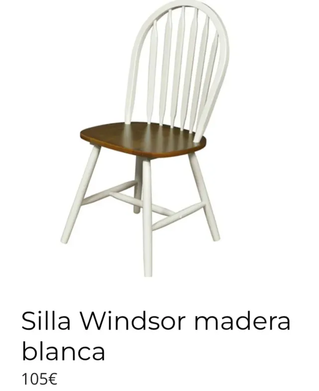 Sillas de madera estilo Windsor