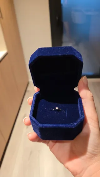 Anillo de Diamante y Plata