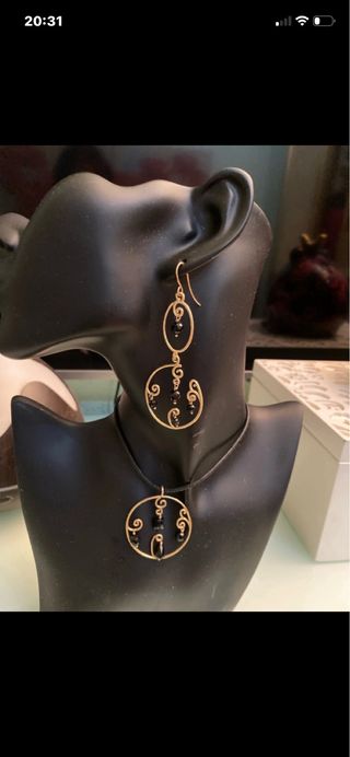 Conjunto oro 18k 21gr