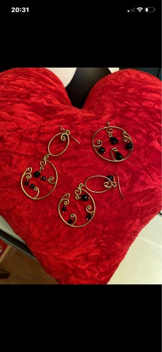 Conjunto oro 18k 21gr