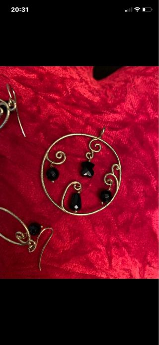 Conjunto oro 18k 21gr