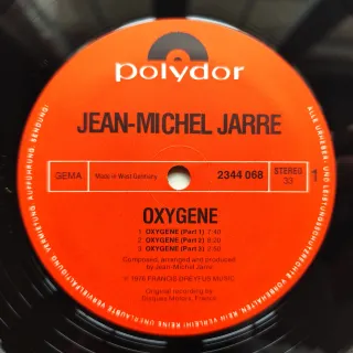 LP 1977 🇩🇪 JEAN MICHEL JARRE - OXYGENE