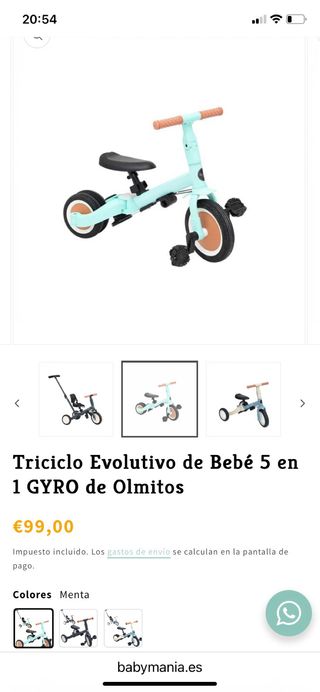Triciclo Gyro 5 en 1 Olmitos