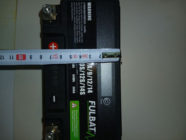 Batería Litio FULBAT FLTZ10S 12.8V 5Ah