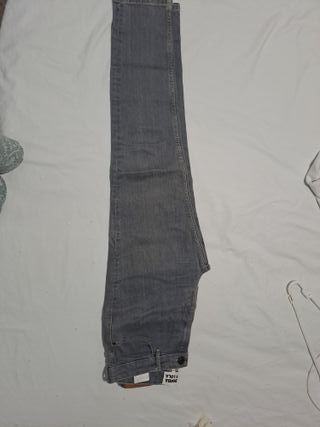 Pantalón vaqueto Bimba y Lola Talla 40 Gris