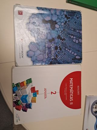 Libros 2° bachiller ciencias