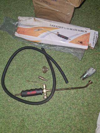 Soplete de gas con manguera