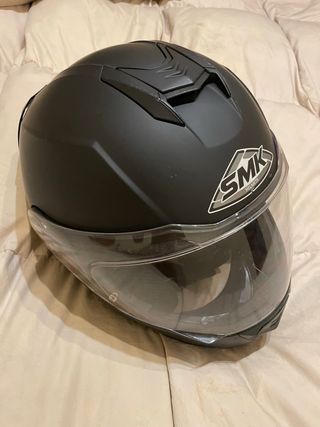 Casco SMK Modular Negro (M)