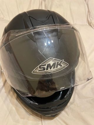 Casco SMK Modular Negro (M)