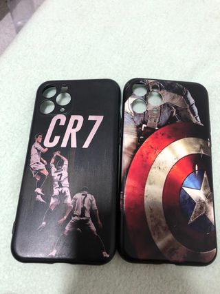 Fundas iPhone CR7 y Capitán América