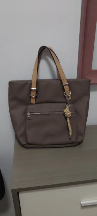 Bolso Parfois Beige y Marrón