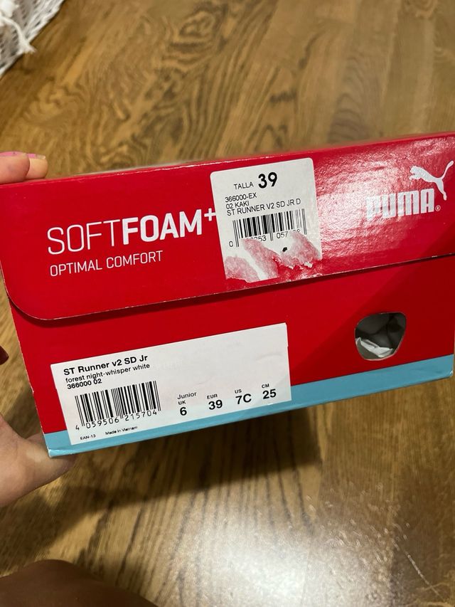 Zapatillas Puma ante verde