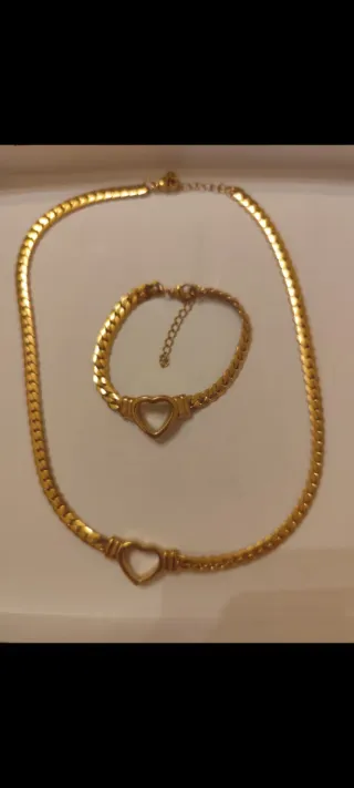 Collar y Pulsera oro 18 k eliminado