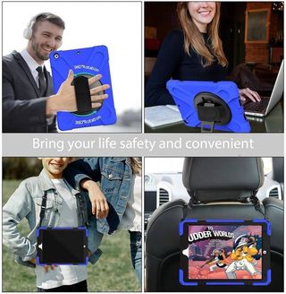 Funda Anticaída Azul Ipad 10.2 .Nuevo