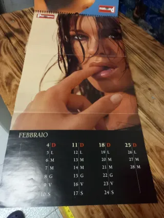 Calendario panorama 2001 Manuela Arcuri