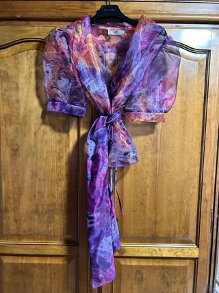 Torera estampada floral talla única